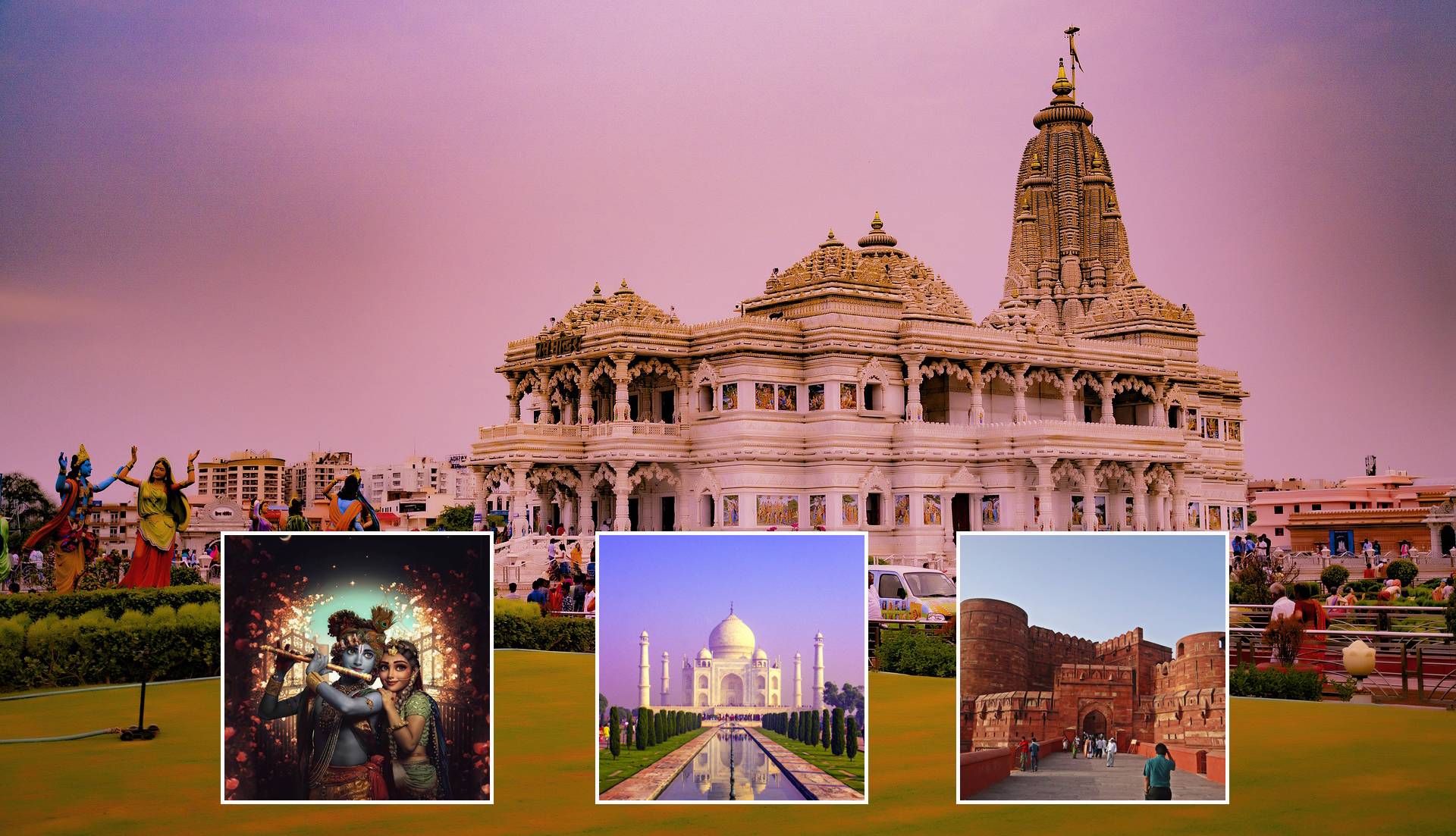 Delhi Agra Mathura Vrindavan Tour Package